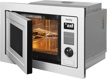 Микроволновая печь Domfy DM2540BW WG 25л. 900Вт белый (встраиваемая)