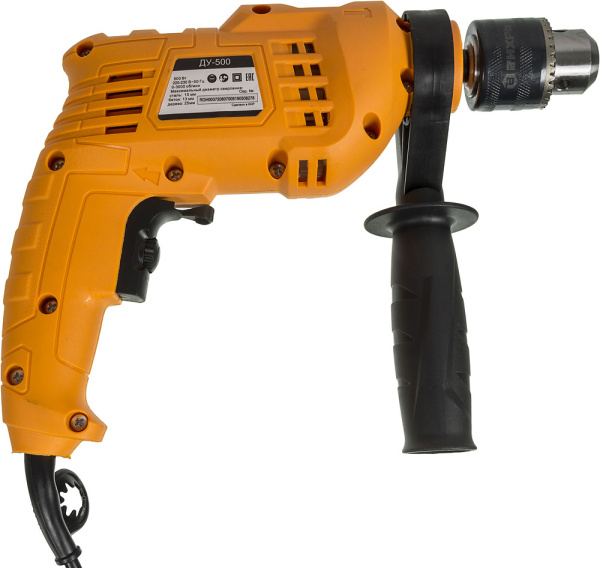 Дрель ударная Вихрь ДУ-500 500Вт патрон:кулачковый реверс (72/8/7)