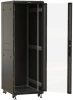 Шкаф серверный Hyperline TTBR-3268-AS-RAL9004 напольный 32U 600x800мм пер.дв.перфор. задн.дв.спл.стал.лист 2 бок.пан. 1000кг черный 710мм 94.5кг 1610мм IP20 сталь