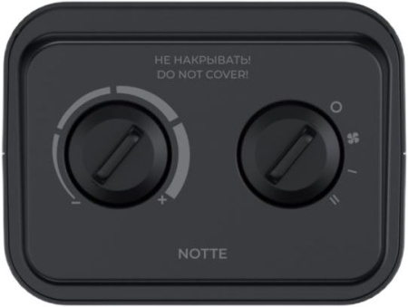 Тепловентилятор Royal Clima Notte RFH-N1500DC-BL 1500Вт черный