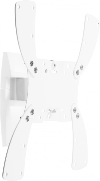 Кронштейн для телевизора Holder LCDS-5019 белый 22"-42" макс.30кг настенный поворотно-выдвижной и наклонный