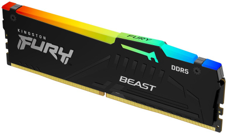 Память DDR5 8GB 5200MHz Kingston KF552C36BBEA-8 Fury Beast Expo RGB RTL Gaming PC5-41600 CL36 DIMM 2