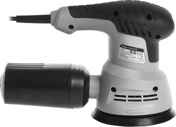 Эксцентриковая шлифовальная машина Интерскол ЭШМ-125/270Э 270Вт