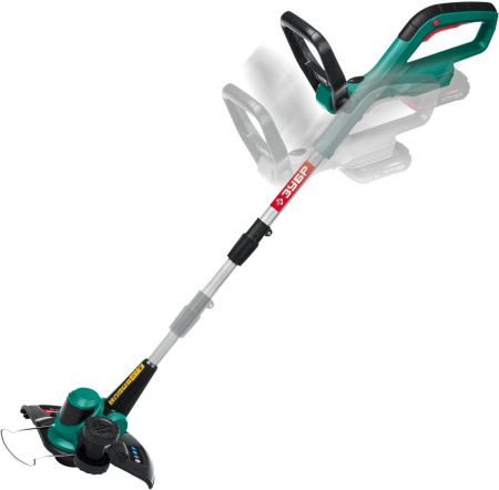 Триммер электрический Зубр ТА-185 аккум. 18Вт неразбор.штан. реж.эл.:леска