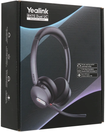Гарнитура Bluetooth Yealink BH70 Dual UC USB-A