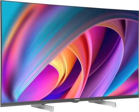 Телевизор LED Hyundai 32" H-LED32BS5100 WebOS Frameless Metal черный/серый HD 60Hz DVB-T DVB-T2 DVB-C DVB-S DVB-S2 USB WiFi Smart TV