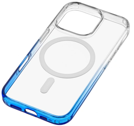 Чехол (клип-кейс) uBear для Apple iPhone 16 Pro Fusion with MagSafe синий (CS444EB63PFS-I24M)