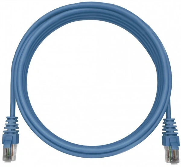 Патч-корд NTSS NTSS-PC-UTP-RJ45-5e-3.0-LSZH-BU (NTSS-PC-UTP-RJ45-5E-3.0-LSZH) UTP RJ-45 вил.-вилка R