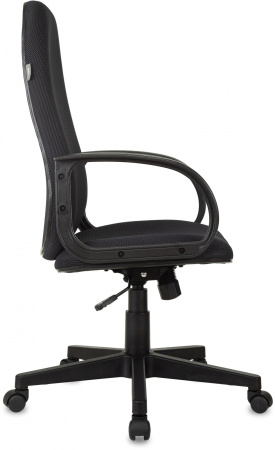 Кресло руководителя Бюрократ Ch-808AXSN темно-серый TW-12 крестов. пластик