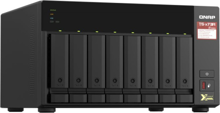 Сетевое хранилище NAS Qnap TS-873A-8G 8-bay настольный Ryzen V1500B