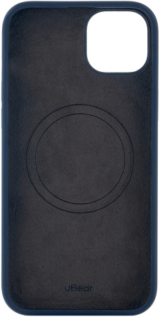 Чехол (клип-кейс) uBear для Apple iPhone 15 Plus Touch Mag Case with MagSafe т.синий (CS271DB67TH-I2