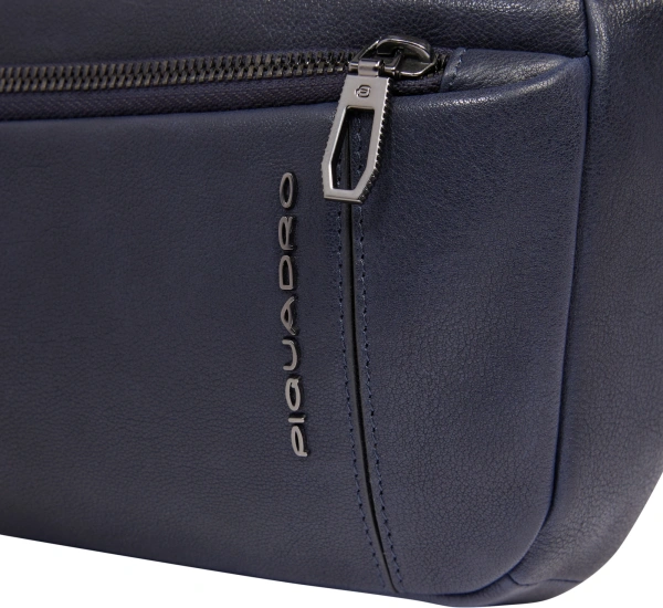 Сумка на пояс мужская Piquadro CRONUS CA2174S134/BLU синий натур.кожа