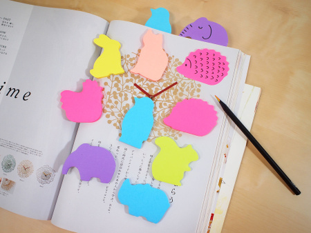 Блок самоклеящийся бумажный Stick`n 21780 50лист. фиолетовый 1цв.в упак. "слон"