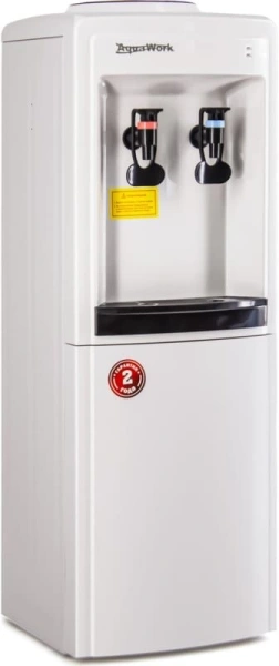 Кулер Aqua Work 0.8-LWR напольный белый/черный