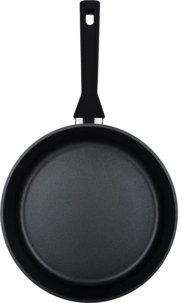 Сковорода Rondell Discovery RDA-1370 круглая 26см покрытие: TriTitan ручка несъемная (без крышки) черный