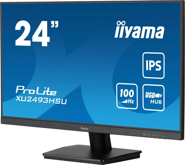 Монитор Iiyama 23.8" XU2493HSU-B6 IPS FHD чер 1ms HDMI DP USB M/M 110Hz 250cd In