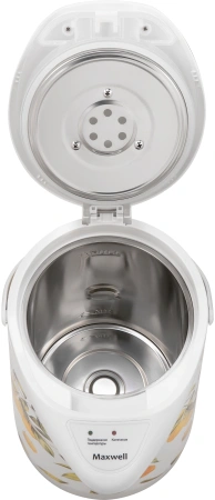 Термопот Maxwell MW-1756 3.8л. 750Вт белый/рисунок