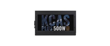 Блок питания Aerocool ATX 500W KCAS PLUS 500 80+ bronze (24+4+4pin) APFC 120mm fan 7xSATA RTL
