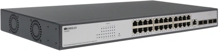 Коммутатор Origo OS3228P/370W OS3228P/370W/A1A (L3) 24x1Гбит/с 4SFP+ 24PoE+ 370W управляемый