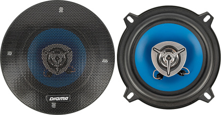Колонки автомобильные Digma DCA-B502 200Вт 90дБ 4Ом 13см (5дюйм) (ком.:2кол.) коаксиальные двухполосные