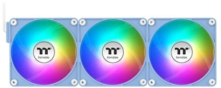Вентилятор для корпуса Thermaltake CT140 EX Sync Hydrangea ARGB 140х140x25 синий 4-pin 30.7дБ (упак.:3шт) (CL-F197-PL14BU-A) Ret