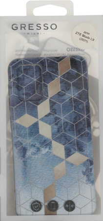 Чехол (клип-кейс) Gresso для ZTE Blade L9 Meridian синий (GR17AAAE9049)