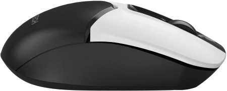 Мышь A4Tech Fstyler FG12S Panda белый/черный оптическая (1200dpi) silent беспроводная USB (3but)