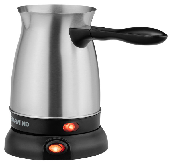 Кофеварка Электрическая турка Starwind STG6054 600Вт серебристый/черный