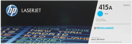 Картридж лазерный HP 415A W2031A голубой (2100стр.) для HP HP LJ M454/MFP M479