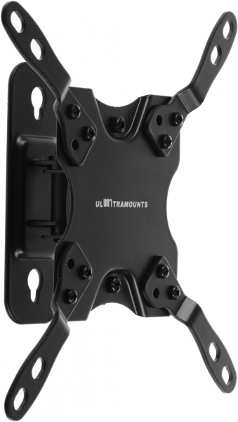 Кронштейн для телевизора Ultramounts UM862 черный 13"-42" макс.20кг настенный поворот и наклон