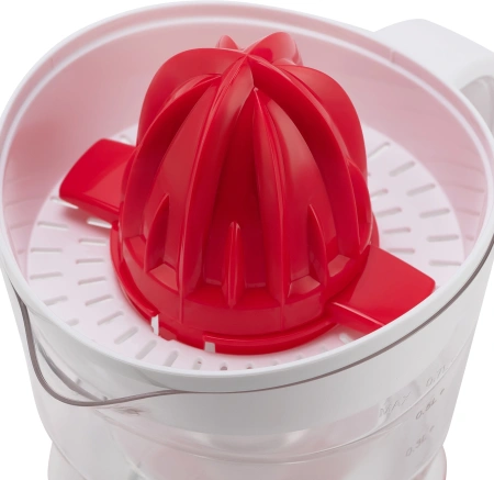 Соковыжималка цитрусовая Maxwell MW-1109 25Вт рез.сок.:700мл. белый/красный