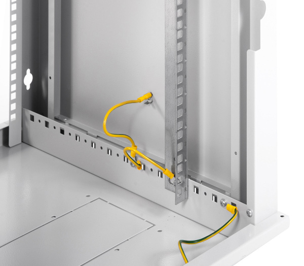 Шкаф коммутационный ЦМО ШРН-ЭКОНОМ (ШРН-Э-18.350.1) настенный 18U 600x350мм пер.дв.металл 85кг серый 300мм
