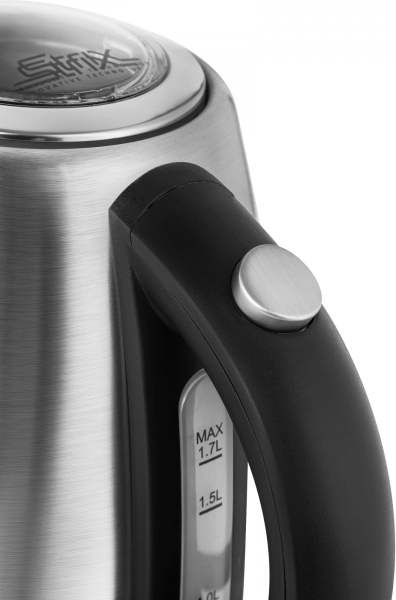 Чайник Red Solution RK-M1721 1.7л. 2200Вт серебристый (металл)