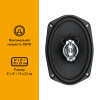 Колонки автомобильные Digma DCA-S693 (без решетки) 300Вт 86дБ 4Ом 15x23см (6x9дюйм) (ком.:2кол.) коаксиальные трехполосные