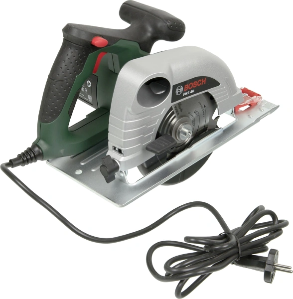 Циркулярная пила (дисковая) Bosch PKS 40 850Вт (ручная) D диска.:130мм (06033C5000)