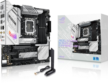 Материнская плата Asus ROG STRIX B760-G GAMING WIFI Soc-1700 Intel B760 4xDDR5 mATX AC`97 8ch(7.1) 2