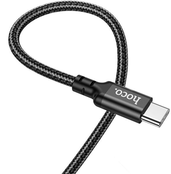 Кабель Hoco X14 TYPE-C TO TYPE-C(52215) USB Type-C (m)-USB Type-C (m) 1м черный