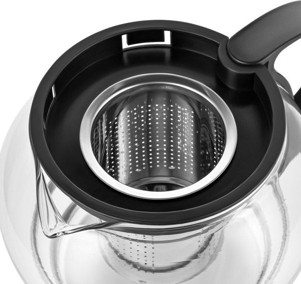 Чайный набор Kitfort КТ-6178 2л. 1500Вт черный (стекло/пластик)