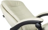 Кресло руководителя Бюрократ T-9950MSG-F слоновая кость эко.кожа крестов. пластик подст.для ног