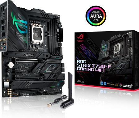 Материнская плата Asus ROG STRIX Z790-F GAMING WIFI Soc-1700 Intel Z790 4xDDR5 ATX AC`97 8ch(7.1) 2.5Gg RAID+HDMI+DP