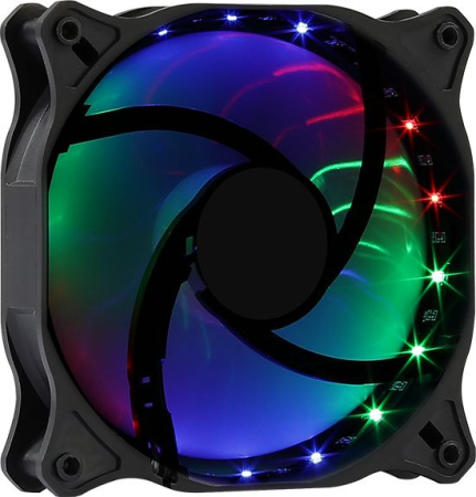 Вентилятор Aerocool Cosmo 12 120x120mm 4-pin(Molex)24dB 160gr LED Ret