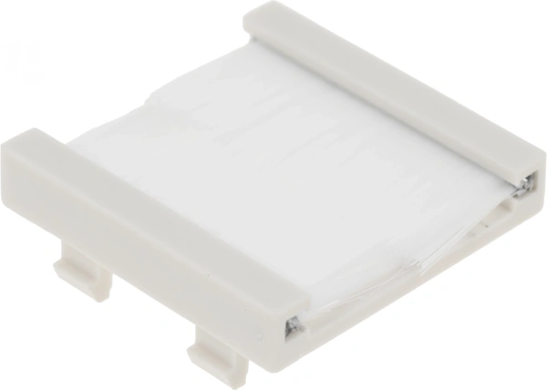 Щеточный ввод Lanmaster LAN-SIP-23BR-WH шир.45мм выс.45мм белый (упак.:1шт)