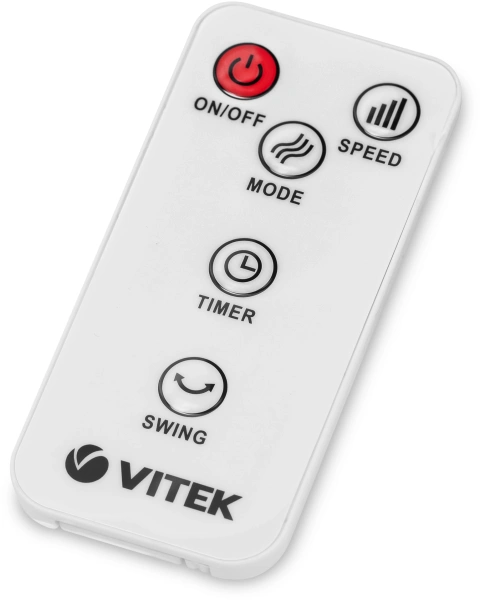 Вентилятор напольный Vitek VT-1930 40Вт скоростей:3 ПДУ белый/черный