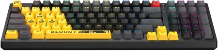Клавиатура A4Tech Bloody S98 Sports Lime BLMS Plus механическая желтый/серый USB for gamer LED (S98
