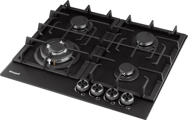 Газовая варочная поверхность Weissgauff HGG 641 BV Nano черный