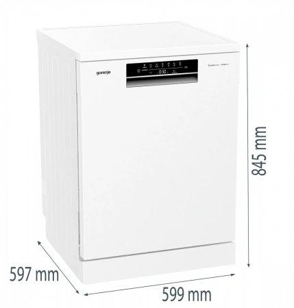Посудомоечная машина встраив. Gorenje GS642C90W 1900Вт узкая
