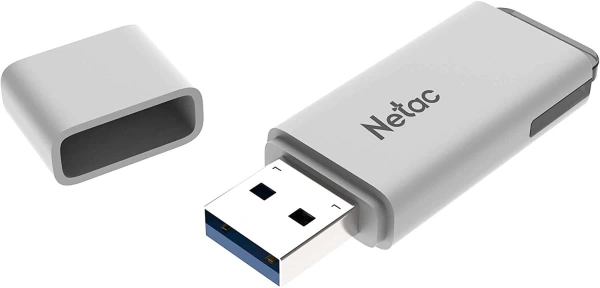 Флеш Диск Netac 4GB U185 NT03U185N-004G-20WH USB2.0 белый