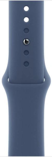 Смарт-часы Apple Watch Series 10 A2997 42мм OLED корп.серебристый Sport Band рем.синий разм.брасл.:150-200мм (MWWC3LW/A)