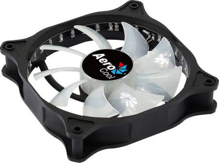 Вентилятор Aerocool Cosmo 12 120x120mm 4-pin(Molex)24dB 160gr LED Ret