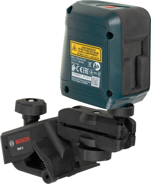 Нивелир лазерн. Bosch GLL 2 + MM2 2кл.лаз. 635нм цв.луч. красный 2луч. (0601063A01)